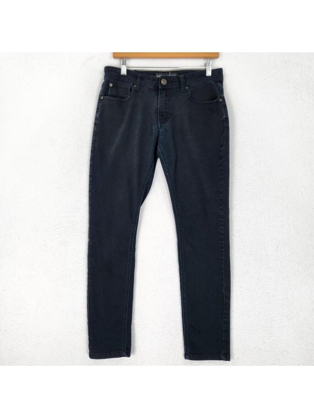 Nick Danger Jeans Mens 30x30 Faded Black Slim Fit Skinny Stretch Denim